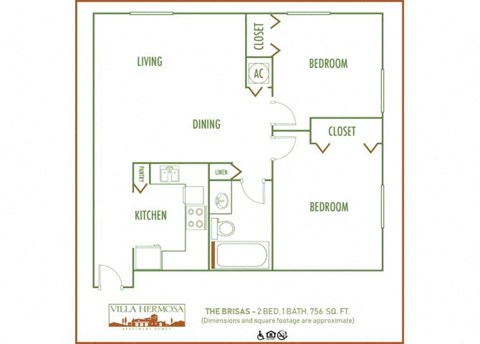 2 bed 1 bath at Villa Hermosa, Miami, FL